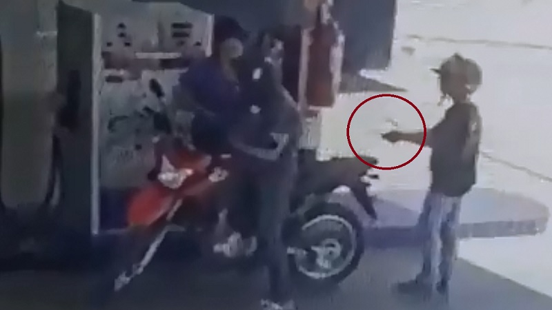 posto de combustivel e assaltado na cidade de riacho dos cavalos videos