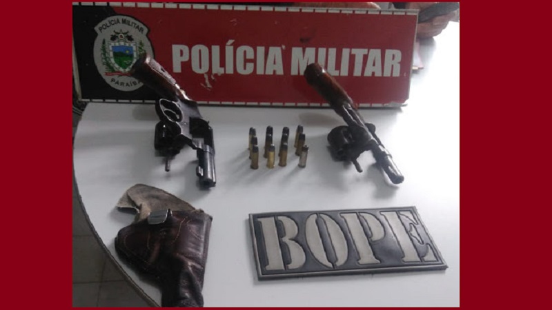 bope apreende armas de fogo em posse de homem que pilotava hilux com placas de luis gomes rn