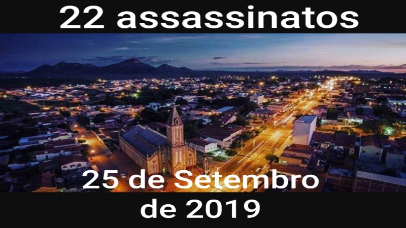 um assassinato e registrado a cada 12 dias em catole do rocha