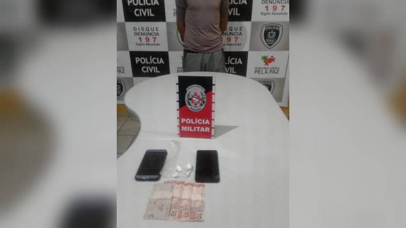 jovem e preso com cocaina em catole do rocha