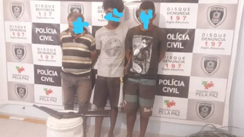 policia prende trio responsavel por trafego de drogas no sertao