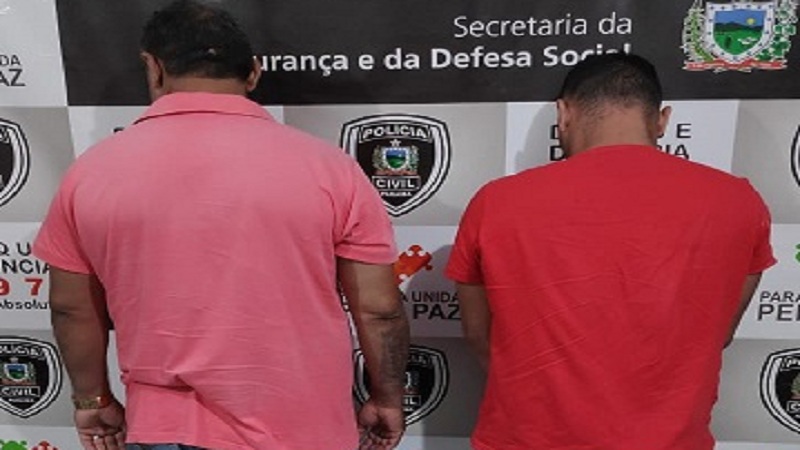 policia militar e civil prendem acusados de praticarem homicidio