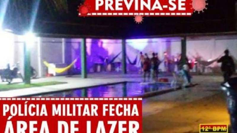 policia militar fecha area de lazer e leva proprietario para delegacia sao bento