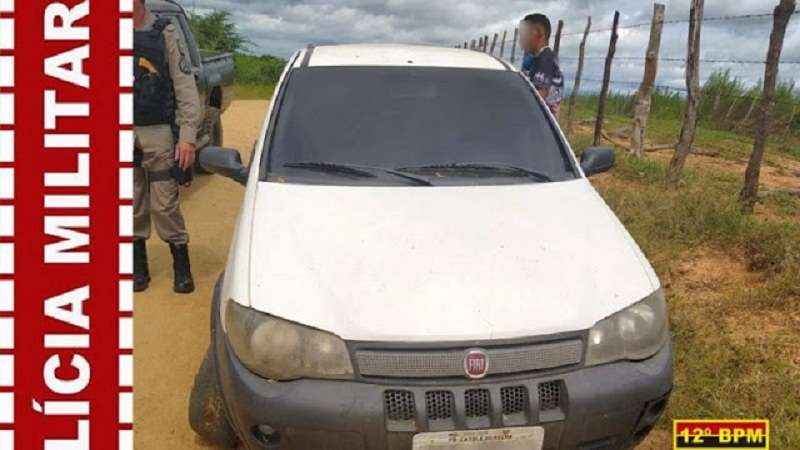 policia militar recupera carro rouba em belem do brejo do cruz