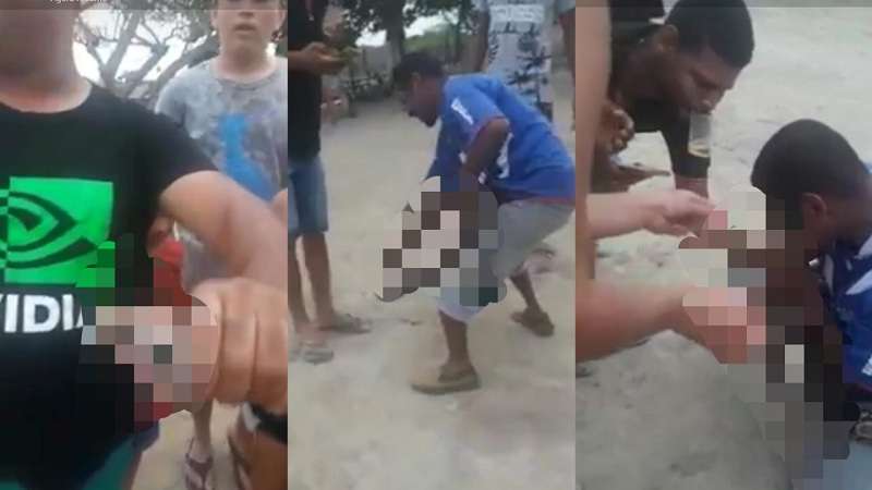 video homem brinca com cobra em bebedeira e acaba se dando mal assista