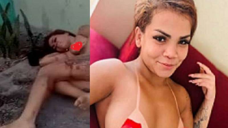 video mulher seminua e jogada na rua com facadas na costas veja