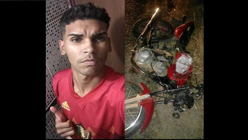 jovem morre apos acidente de moto no sertao da paraiba