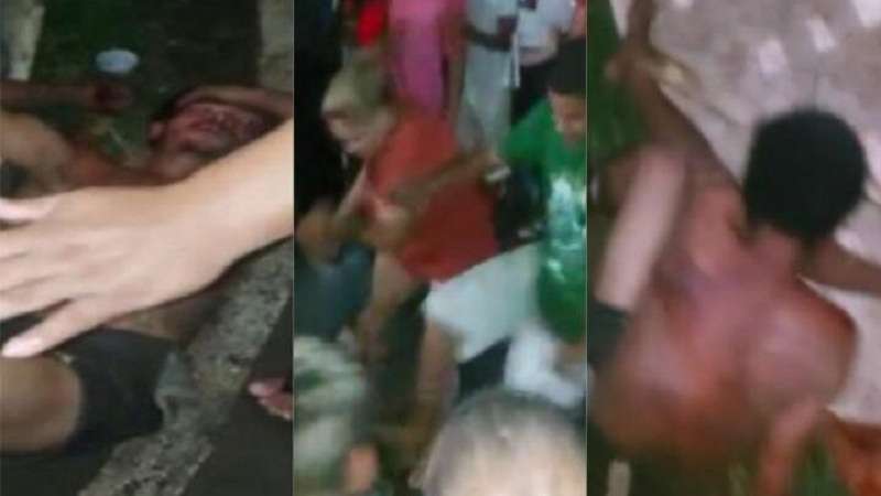 video ladrao e espancado pela populacao apos roubar jovem e tentar abusar la assista