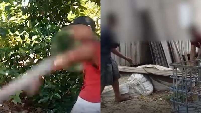 video pegam usuario de drogas e os punem por nao pagarem divida cenas fortes