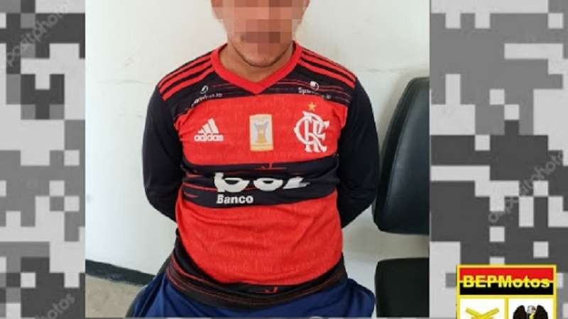 policia militar prende jovem de 23 anos por forca de mandado de prisao